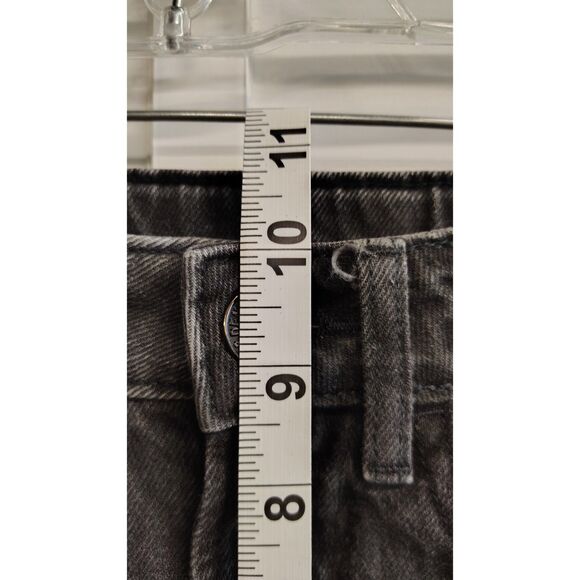 H&M Black Tapered Cotton-Blend Jeans Size 10 - Picture 8 of 8